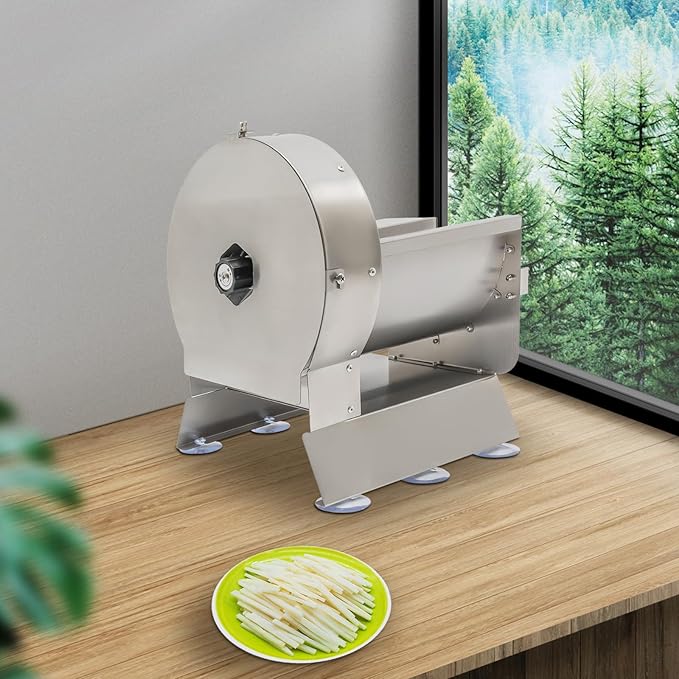 Electric Vegetable Slicer 2 IN 1 Manual Electric Slicer Machine 0-12mm Thickness Adjustable Commercial Cabbage Shredder Machine Cucumber Slicer Electric 0nion Slicer Apple Cutter Slicer