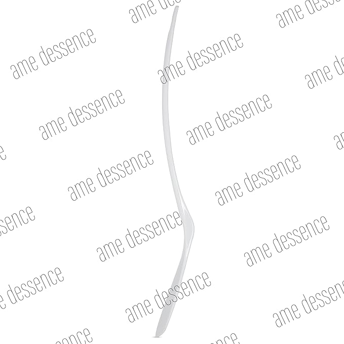 AME D'ESSENCE 12" Melamine Spatula White Durable and Versatile Kitchen Tool Perfect for Flipping Turning Scraping and Mixing Scratch-Resistant and Non-Stick Surface Ergonomic Handle