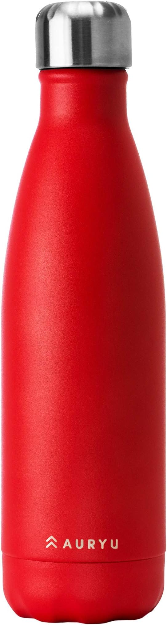 Best in Class Triple-Walled Insulated Stainless Steel Water Bottle, Keeps your Drinks Cold for up to 24 Hours and Hot for up to 12 Hours, Leak Proof, Make a Difference in the World, Red, 17oz