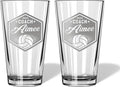 Volleyball Coach Beer Glasses - Volleyball Coach Gifts Personalized Coach Pint Glass Engraved Coach Award Volleyball Beer Glass End of Season Gifts Coach (Volleyball, Dbl Pint Gift Box)