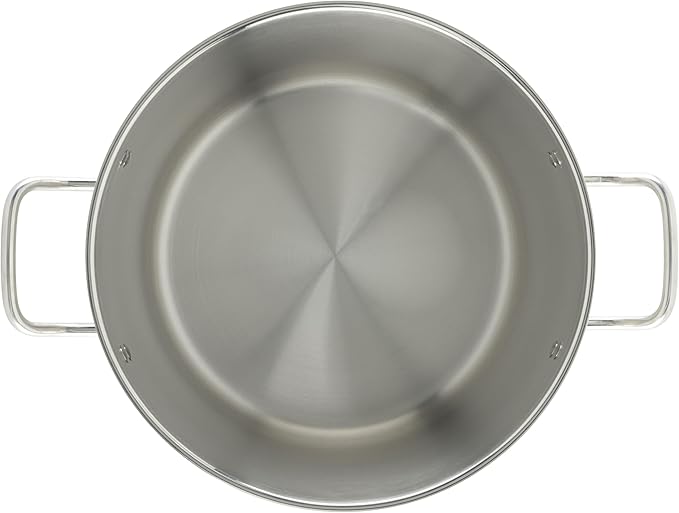 Winware Stainless 20-Quart Steel Stock Pot with Cover, Silver
