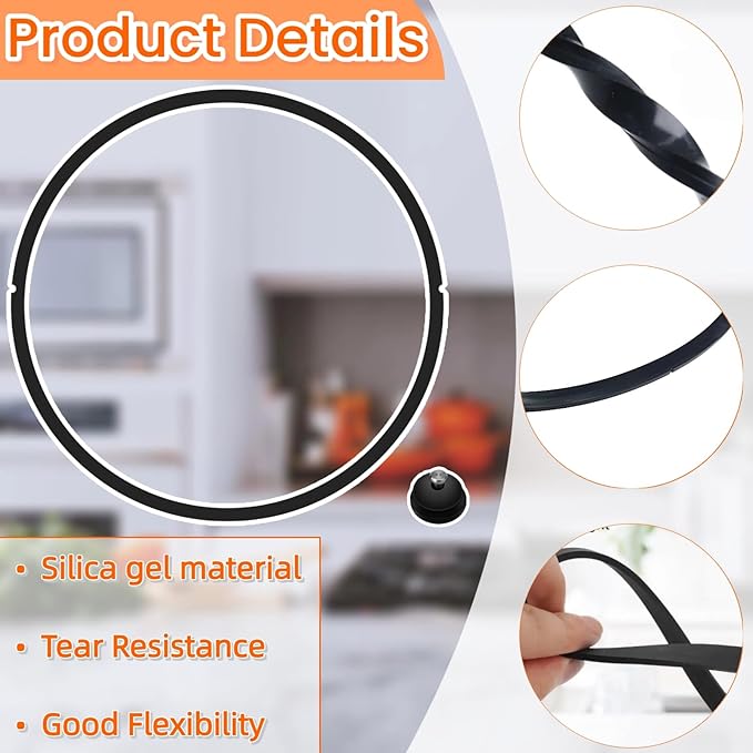 09907 Pressure Canner Sealing Ring & Auto Air Vent Kit – Fits Presto CA16, CA16H, 21 Qt Pressure Cookers
