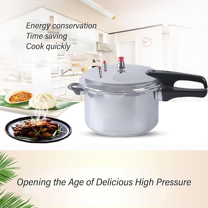 Pressure Cookers Aluminium Alloy Stove Top Pressure Cooker Gas Stove Large Capacity Pressure Canner for Home Kitchen(20cm)