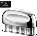 Meat Tenderizer Tool Ultra Sharp Needle Blades 100% Stainless Steel - Heavy Duty Kitchen Gadgets - Hand Held Meat Tenderizer Needle Tool - Cooking Gadgets for Tenderizing Chicken, Steak, Veal, BBQ