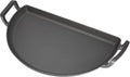 SnS Grills Slow ‘N Sear Cast Iron Drip 'N Griddle Pan 22", 3-in-1 Versatile Grill Accessory for Searing, Griddle and Drippings - Fits Weber & Similar 22” Kettle Grills