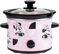 Uncanny Brands Disney Minnie Mouse 2qt Slow Cooker - Small Kitchen Appliance