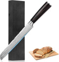 1-Piece Premium Japanese Kitchen Knife Set - Imperial Collection, Laser Damascus Pattern, 440A Stainless Steel Ultra Sharp for Fast Cutting (Redwood 1M)