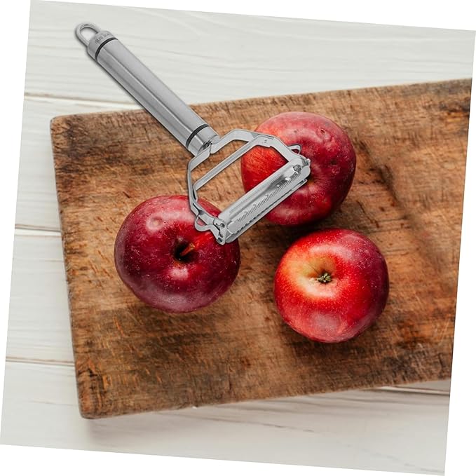 Premium Stainless Steel Vegetable Peeler, julienne peeler,Portable Kitchen Tool with Dual Blade