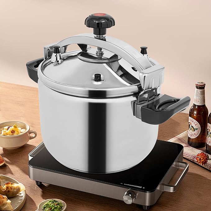 Pressure Cooker Stainless Steel, Commercial Stove Top Pressure Cooker Pot Used for Pressure Foodie or Steaming Instant Fast Cooking Pot