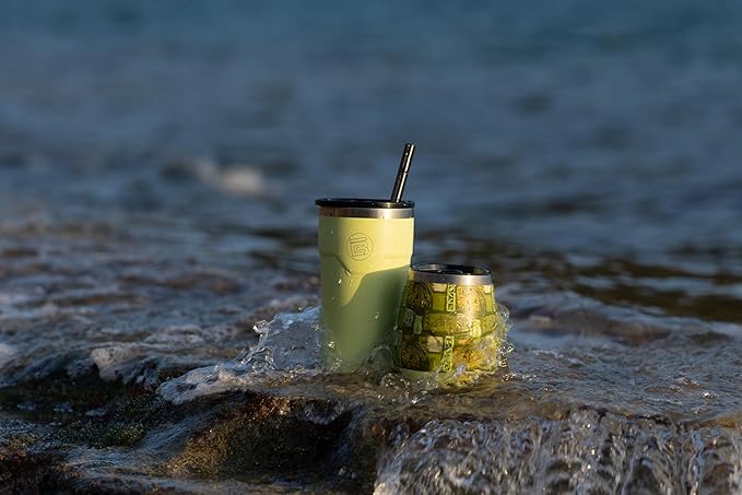 BOTE MagnePod Drinkware MAGNETumbler Stemless Wine Tumbler with Lid Drink Cooler 12 oz Size Keeps Wine Beer Soda Water Cold Insulated attach to Compatible SUPs Kayaks Floats Multiple Colors