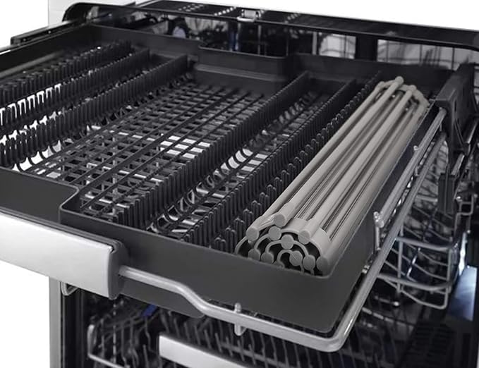Surpahs Roll-Up Dish Drying Rack, Warm Gray, 20.5" x 15.5", Wide Platform, Fits Sinks up to 18.5", Silicone-Coated Stainless Steel