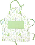 Adjustable Designer Kitchen Apron for Adults | Cotton Cooking Apron with Pockets and Adjustable Neck Buckle