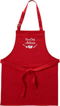 Let's Make Memories Personalized Seasoned with Love Apron – Chef and Cook Gift – Mother-Daughter Aprons – Child-Sized - Customize With Any Name