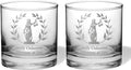Alterd Industries Lawyer Gifts - Attorney Gift lawyer gifts for Men Court Case women office Whiskey Glasses Decanter Scales of Justice Law Office Esquire (Pair of 11oz Whiskey Glasses, Lady Justice)