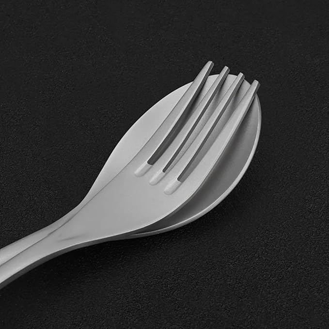 Long Handle Coffee Spoon, 7.5 In Pure Titanium Stirring Spoon for Espresso, Tea, Soup, Dessert, Bar, Kitchen, Gifts, Lightweight & Durable Utensil with Wide Scoop Head