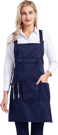 Nanxson Adjustable Women Bib Apron Multi Function Professional Salon Stylist Work Apron with Tool Pockets CF3010