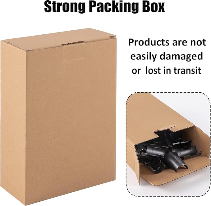 72 Pcs Wire Shelf Clips for 1" Post - 36 Pairs of Wire Rack Lock Clip Replacements for Metal Shelving Sleeves System, Plastic Parts for Stability and Layer Spacing Adjustment