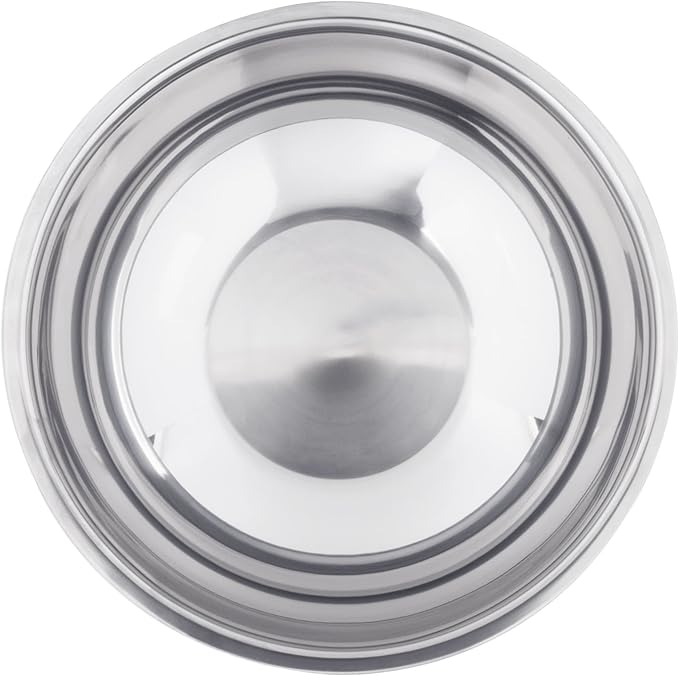 Betolla 13 Quart Stainless Steel Mixing Bowl – Medium Weight Flat Base Prep Bowl with Polished Mirror Finish for Baking, Cooking & Food Prep