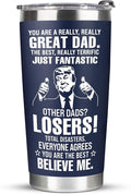 Christmas Gifts for Dad, Men - Gifts for Dad from Daughter, Son - Dads Birthday Gift Ideas, Happy Birthday gifts for Dads, Fathers - Best Dad Ever Gift, Present for dads - 20 Oz dad Tumbler