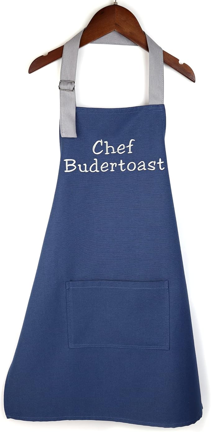 Kids Apron - Embroidered Personalized Cooking Custom Apron with Name, Adjustable, Cotton, with Pockets, for cooking