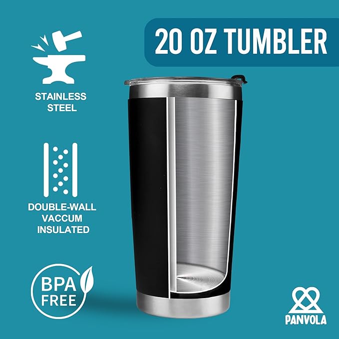 Panvola Here Fishy Fishy Fishy Fisherman Tumblers Fishing Gifts To Husband Dad Grandpa Boyfriend Vacuum Insulated Tumbler 20 oz