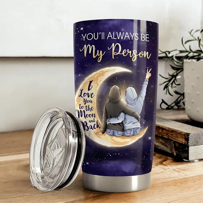 Best Friend Tumbler 20oz Stainless Steel Insulated Coffee Travel Mug Cup for BFF Bestie Female Friend Gifts for Birthday Christmas Friendship Day