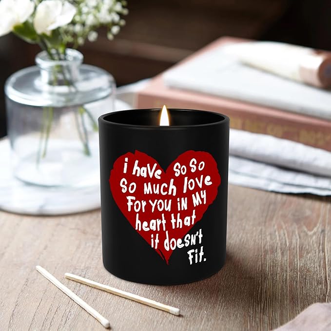 OASSIE Christmas Anniversary Wedding Gifts for Him - Long Lasting Vanilla Lavender Candles 10 oz - Birthday Gifts for Couple Him Her Boyfriend Girlfriend Husband Wife, Birthday Presents for Men Women
