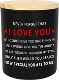 OASSIE Christmas Couple Gifts for Her Him Women Men - I Love You Long Lasting Vanilla Lavender Scented Candle 10 oz - Birthday Couples Gifts for Boyfriend Girlfriend Husband Wife