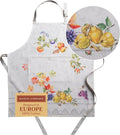 Maison d' Hermine 100% Cotton Apron for women with Pocket Kitchen Chef Apron for Men Cooking Gardening Server Waitress