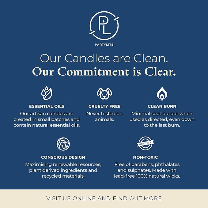 PartyLite Juicy Strawberry Lemongrass Scented, Notes of Lemongrass, Eucalyptus, Pansies, Verbena & Cedarwood, 13.2oz 3-Wick Jar Candle, 45 Hour Burn Time, Luxurious Fragrance, Ideal for Gifting
