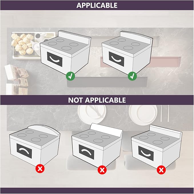 Stove Shelf for Stove Top, Spice Rack Organizer, Easy Installation, Kitchen Storage Solution, with Standard 30" Length, Brushed Stainless Steel, Non Magnate (Stainless Steel)