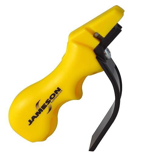 Jameson Scissors & Knife Sharpener - Dual Purpose, High-Grade Tungsten Carbide, Compact and Lightweight, Dishwasher Safe, Made in USA