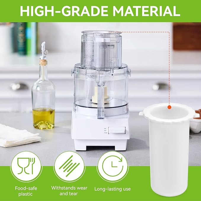 Small Pusher DLC-020BGTX-1 for Cuisinart DLC-8S, DLC-8SY, DFP-11, DFP-14 Food Processor, Replacement Pusher for Custom 11,14, Deluxe 11,14, Custom Pro 11 Cup Food Processor Parts