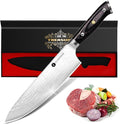 8 inch Professional Chef Knife, Sharp Kitchen Knife, German High Stainless Steel EN1.4116, Gifts for Men Women Him Husband Dad, Christmas Anniversary Birthday Gift from Wife Daughter Son