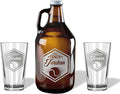 Tennis Coach Beer Glasses - Tennis Coach Gifts Personalized Coach Pint Glass Engraved Coach Award Basketball Beer Glass End of Season Gifts Coach (Tennis, Growler Gift Box)