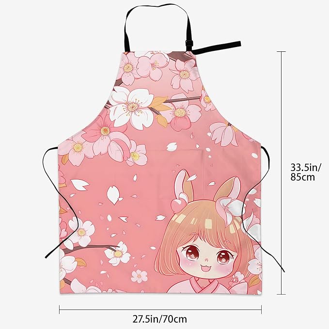 Rooster Apron for Women Men 28x33in, Kitchen Chef Aprons with 2 Pockets, Polyester, Chicken Apron