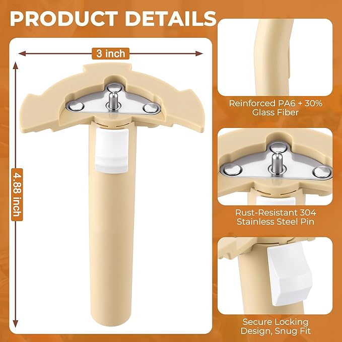 Replacement Parts DLC-039ATX-1 Compatible with Cuisinart 14 Cup Food Processor, Detachable Stem Compatible with DFP-14, DLC-2014 & MP-14 Models