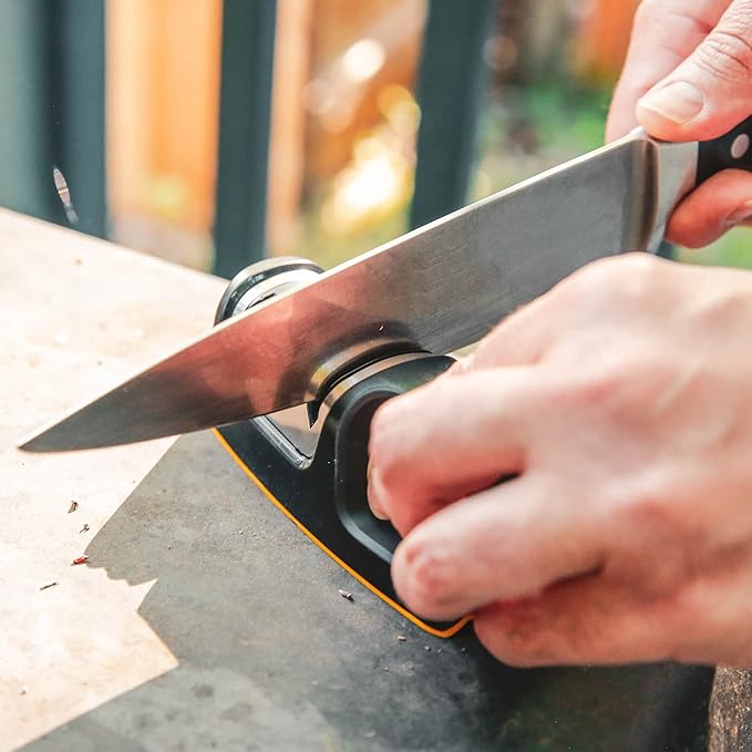 Work Sharp Kitchen Edge Sharpener - Ergonomic - For Chef, Santoku, Paring, & Serrated Knives