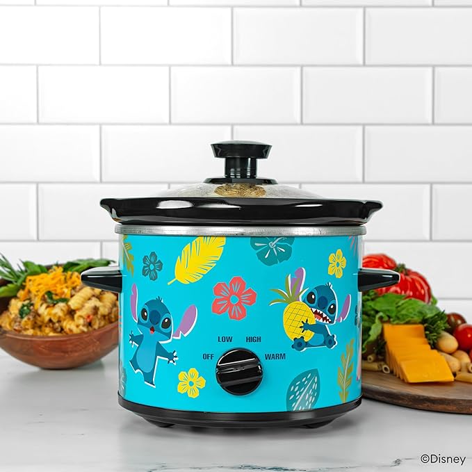 Uncanny Brands Disney Lilo & Stitch 2qt Slow Cooker - Small Kitchen Appliance