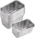 25 Pack Foil Drip Pan Liners for Char Griller 8128 8036 8536 Flat Iron Griddle Gas Grills, Compatible with CharGriller Flatiron Griddle Grease Cup Liners, Aluminum Pans Disposable 7" x 4.2"