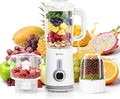 Simplus 42oz Blender for Smoothies with 2-Cup Food Processor & 1-Cup Vegetable Food Chopper, High Speed Blenders with 2 Speeds and Pulse for Puree, Nuts and Shakes