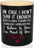 TEEZWONDER Christmas Anniversary Wedding Gifts for Women Men - Long Lasting Vanilla Lavender Candle 10 Oz - Romantic Birthday Gifts for Him Her, Girlfriend Boyfriend Gift Ideas