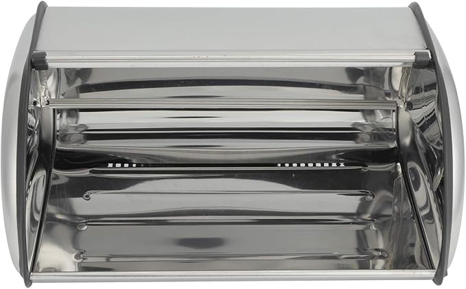 Bread Storage Box, Large Capacity Stainless Steel with Non Slip Base, for Bread Cake Container