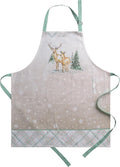 Maison d' Hermine 100% Cotton Apron for women with Pocket Kitchen Chef Apron for Men Cooking Gardening Server Waitress