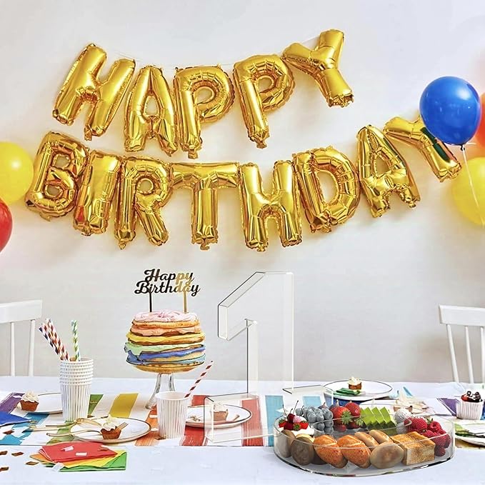 11" Acrylic Number Charcuterie Tray, Fillable Number Charcuterie Box for Food, Reusable Serving Cake Candy Dish Display Tray for Birthday Anniversary Party Decoration (Number 2)