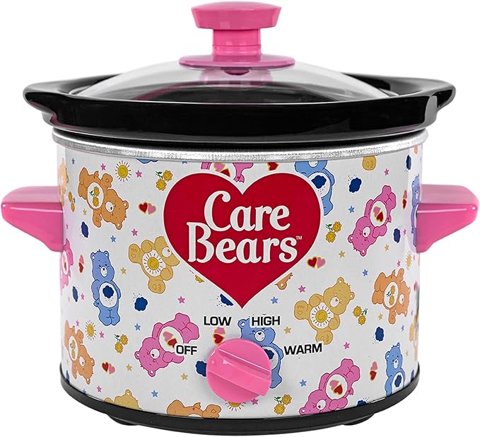 Uncanny Brands Care Bears 2qt Slow Cooker - Cook With Your Favorite Care Bear Characters