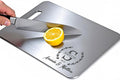 Personalized Titanium Cutting Board for Kitchen, 100% Pure Titanium and Stainless Steel, Double-Sided Cutting Boards, Custom Engraved Gift for Christmas, Housewarming, Wedding, Anniversary