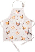 Maison d' Hermine 100% Cotton Apron for women with Pocket Kitchen Chef Apron for Men Cooking Gardening Server Waitress