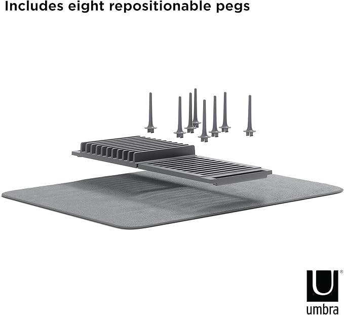 Umbra UDry Peg Drying Rack with Mat