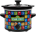 Uncanny Brands Sesame Street 2qt Slow Cooker - Cook With All Your Favorite Sesame Street Characters
